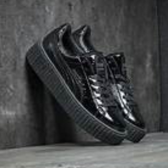 puma lace up sneakers